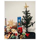 TR - Vintage and Contemporary Christmas Decor Collection with Santa Figures and Tree
