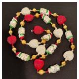 TR -Holiday Garland with Ornaments and Beaded Accents