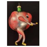 TR - Rare Christopher Radko Tutti Frutti Ornament Strawberry Blown Glass Vintage 1995