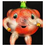 TR - Rare Christopher Radko Tutti Frutti Ornament Strawberry Blown Glass Vintage 1995