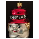 TR - Christopher Radko Mouth-Blown Glass New Year