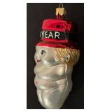 TR - Christopher Radko Mouth-Blown Glass New Year