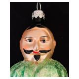 TR - Christopher Radko Pierre Le Berry- Head on Strawberry Ornament-Glass- 1990s