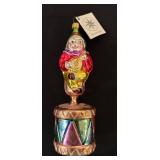 TR - Christopher Radko Circus Band Glass Ornament