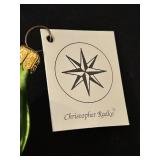 TR - Christopher Radko 3-Inch Glass Tiger Head Ornament with Tag