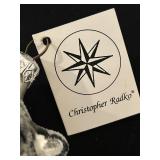 TR - Christopher Radko 3-Inch Glass Tiger Head Ornament with Tag