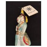 FR - Christopher Radko Glass Christmas Ornament Diva Opera Singer