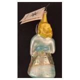 FR - Christopher Radko Glass Christmas Ornament Diva Opera Singer