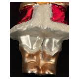 FR - Christopher Radko Santa Glass Ornament with Tag