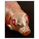 FR - Christopher Radko Pig Glass Christmas Ornament
