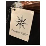 FR - Vintage Christopher Radko Honey Bear Hand Blown and Hand Painted Glass Ornament