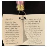 FR - Christopher Radko Hand Blown and Hand Painted Glass Santa Claus Ornament