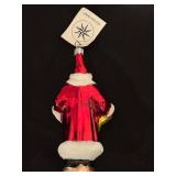 FR - Christopher Radko Santa with Gifts Glass Ornament