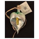 FR - Christopher Radko Mouthblown Glass Calla Lily Ornament