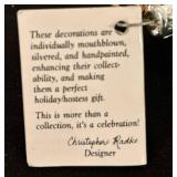 FR - Christopher Radko Mouthblown Glass Calla Lily Ornament