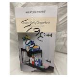 KIRKTON HOUSE Under Sink Organizer - Slide-Out Drawer, 4 Hooks & Cup Included
