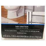 Mainstays 3-Shelf Bathroom Space Saver - Satin Nickel Finish