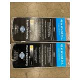 Mainstays White Room-Darkening Window Panels - 46x64 & 42x64 (Lot of 2)