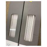 Mainstays White Room-Darkening Window Panels - 46x64 & 42x64 (Lot of 2)