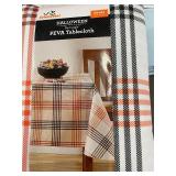 Kirkton House Halloween PEVA Tablecloth 60x84 Rectangle - Napkins & Placemats (Lot of 5)