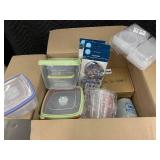 Clear Food Storage Containers with Lids - Football Cookie Cutters & Pop Can Toppers Lot