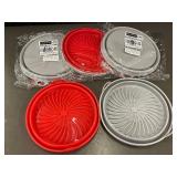 X003LW3VYGH Air Fryer Silicone Pot - Round / Collapsible (Lot of 2)