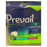 2 Packs Prevail Bariatric Briefs Size B Up to 100 Inch Waist 10 Count Each