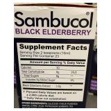 Lot of 4 Sambucol Black Elderberry Syrup Dietary Supplement 7.8 fl oz Each