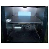 Rolling Cart for A/V Equipment with Front Doors on Casters