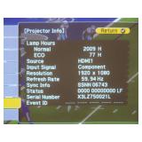 Epson PowerLite 2155W Home Theater Widescreen Full HD 3LCD 5000-Lumen Projector / Projection System