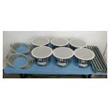 (6) Community D6 6.5" 2-Way High Output In-Ceiling Speakers with Speaker Rings and Ceiling Tiles