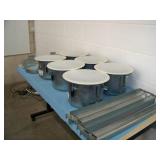 (6) Community D6 6.5" 2-Way High Output In-Ceiling Speakers with Speaker Rings and Ceiling Tiles
