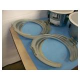 (6) Community D6 6.5" 2-Way High Output In-Ceiling Speakers with Speaker Rings and Ceiling Tiles