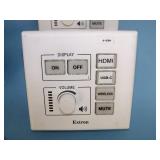 (7) Extron Wall Plate Controls