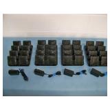 (4) Revolabs Charging Bases with (32) Revolabs Mics / Microphones