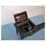 Crestron Desk Flip Top Touch Screen with CBLR-AUDIO Cable Management Retractor