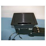 Crestron Desk Flip Top Touch Screen with CBLR-AUDIO Cable Management Retractor