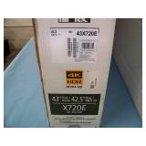 Sony 43" 4K HDR Ultra HD (UHD) SMART LED TV / Television with Remote Control and Stand