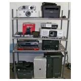PARTS / REPAIR Lot including Panasonic 300 CD Changer, JBL Speaker, Projectors, Printers and more