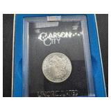 GSA Uncirculated 1884-CC Morgan Dollar NGC MS63 with Original Box and COA