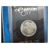 GSA Uncirculated 1884-CC Morgan Dollar NGC MS63 with Original Box and COA