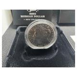 2021-O Uncirculated Morgan Silver Dollar in Original Mint Box with COA - Greysheet Wholesale Price - $100.00