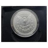 2021-S Uncirculated Morgan Silver Dollar in Original Mint Box with COA - Greysheet Wholesale Price - $100.00