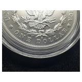 2021-S Uncirculated Morgan Silver Dollar in Original Mint Box with COA - Greysheet Wholesale Price - $100.00