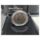 2021-D Uncirculated Morgan Silver Dollar in Original Mint Box with COA - Greysheet Wholesale Price - $125.00