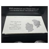 2023-S Reverse Proof Morgan and Peace Silver Dollars - Two Coin Set - Spectacular Coins! - Greysheet Wholesale Price - $114.00