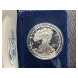 Better Date 1994 Proof Silver American Eagle in Original Mint Box with COA Greysheet Wholesale Price - $114.00