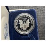 Better Date 1994 Proof Silver American Eagle in Original Mint Box with COA Greysheet Wholesale Price - $114.00