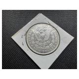 1884 Morgan Silver Dollar Marked AU When Purchased