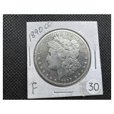 Key Date 1890-CC Morgan Silver Dollar